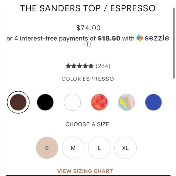 437 Bikini in ESPRESSO (S top, XS bottom) - Picture 4 of 9